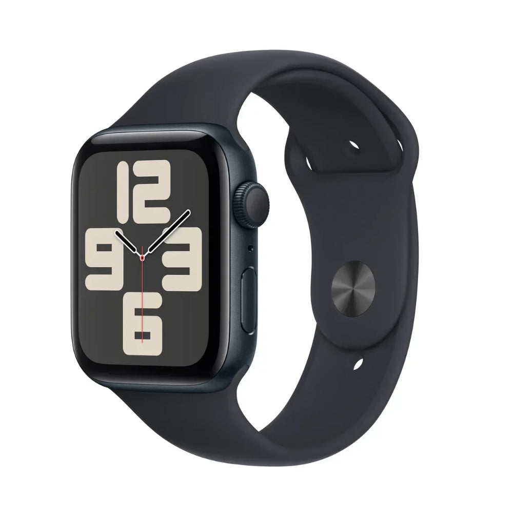 Apple Watch SE (GPS, 44mm) - Space Grey Aluminium Case with Midnight Sport Band - Regular - MKQ63LL/A