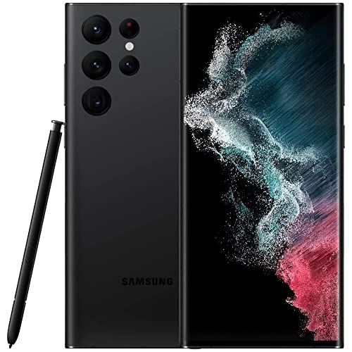 Unlocked - Samsung Galaxy S22 Ultra 5G - 128GB - Phantom Black - SM-S908UZKAXAA