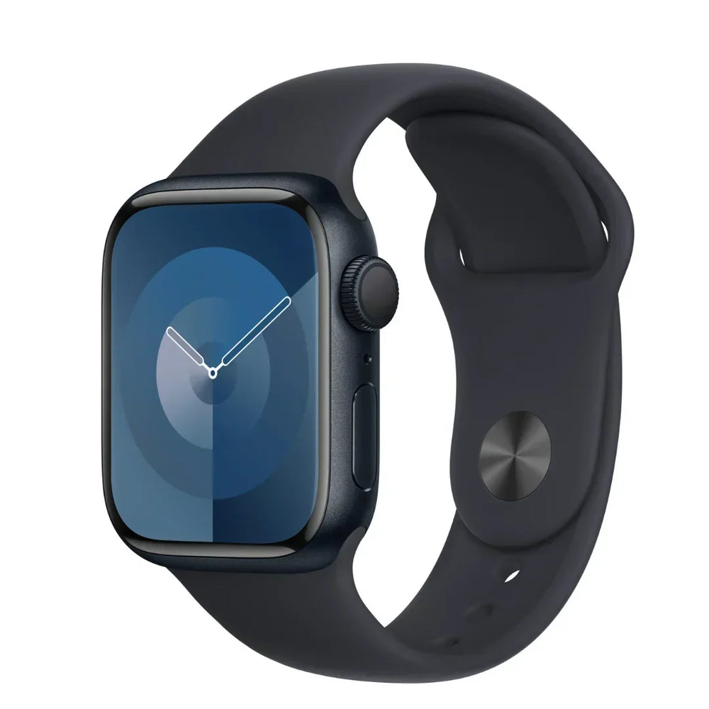 Apple Watch Series 9 (GPS + Cellular) 41mm Aluminum Case with Midnight Sport Band - S/M - MRHR3LL/A