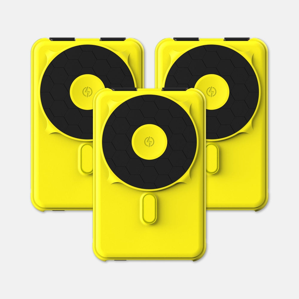 Magnetic Power Bank Bundle (3-Pack) - Hyper Lime