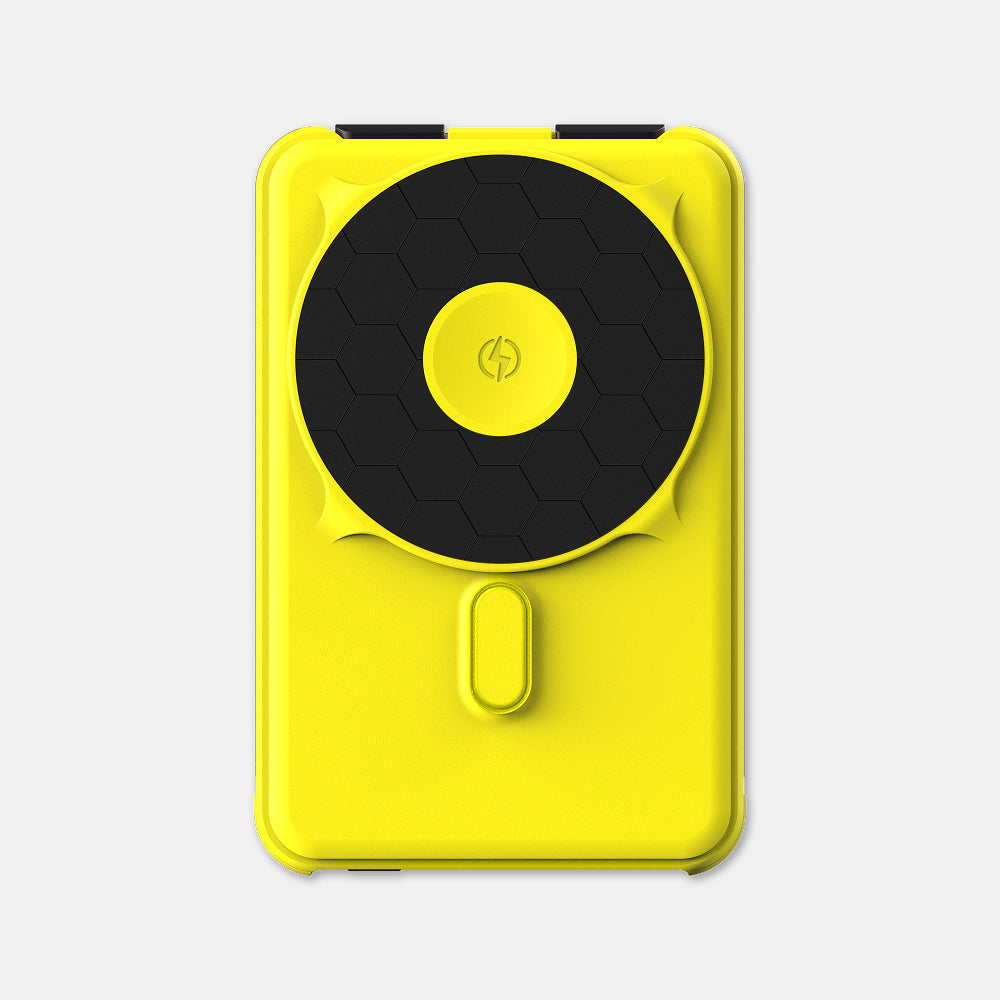 Magnetic Power Bank - Hyper Lime