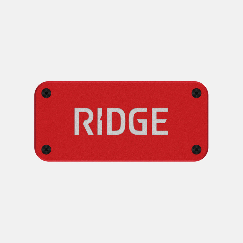 Personalized Logo Plate - Rodeo Red