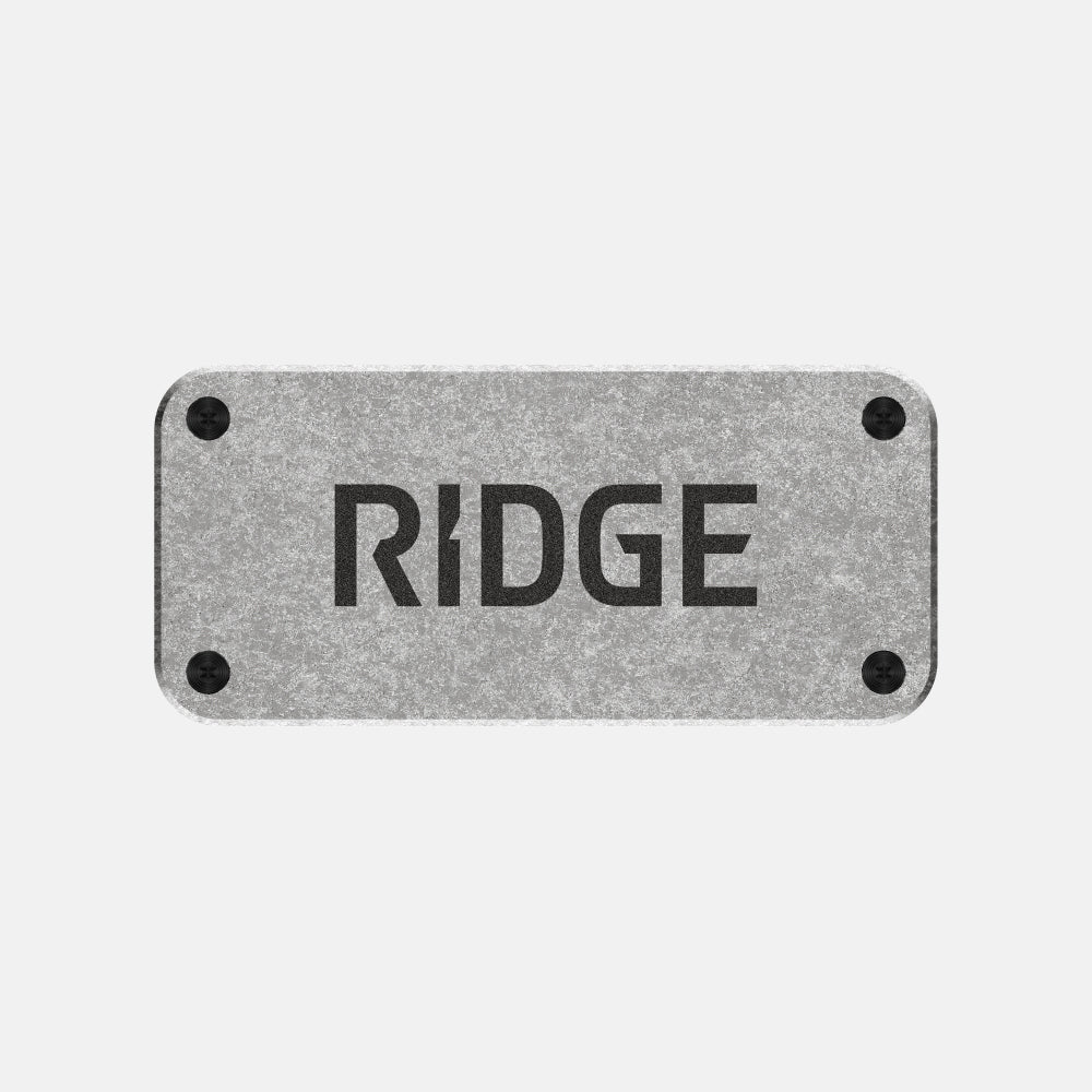 Personalized Logo Plate - Stonewashed Titanium